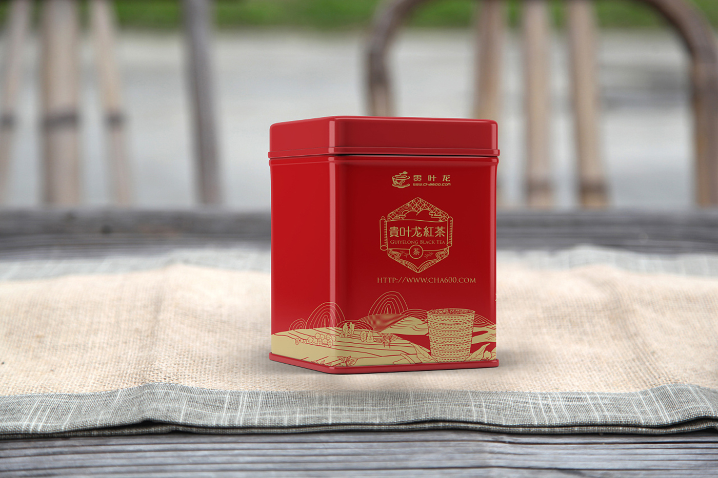 貴葉龍紅茶包裝設計-傳統(tǒng)紅茶包裝設計